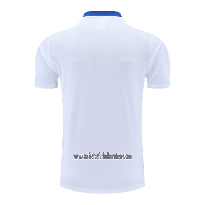 Camiseta Polo del Real Madrid 2022 2023 Blanco y Azul
